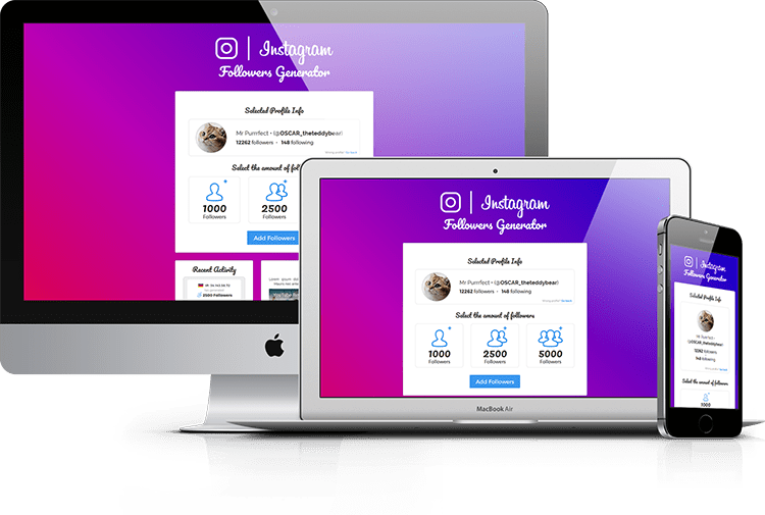 IG Followers V2 – CPA Marketing Landing Page