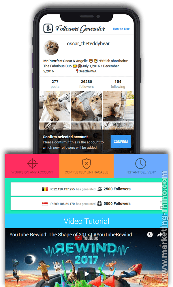 IG Followers V3 – CPA Marketing Landing Page | Marketing Rhino - 600 x 996 png 120kB