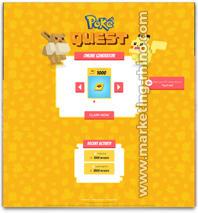 PokeQuest – CPA Marketing Landing Page